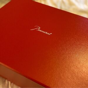 Baccarat Luxurious Large Red Box